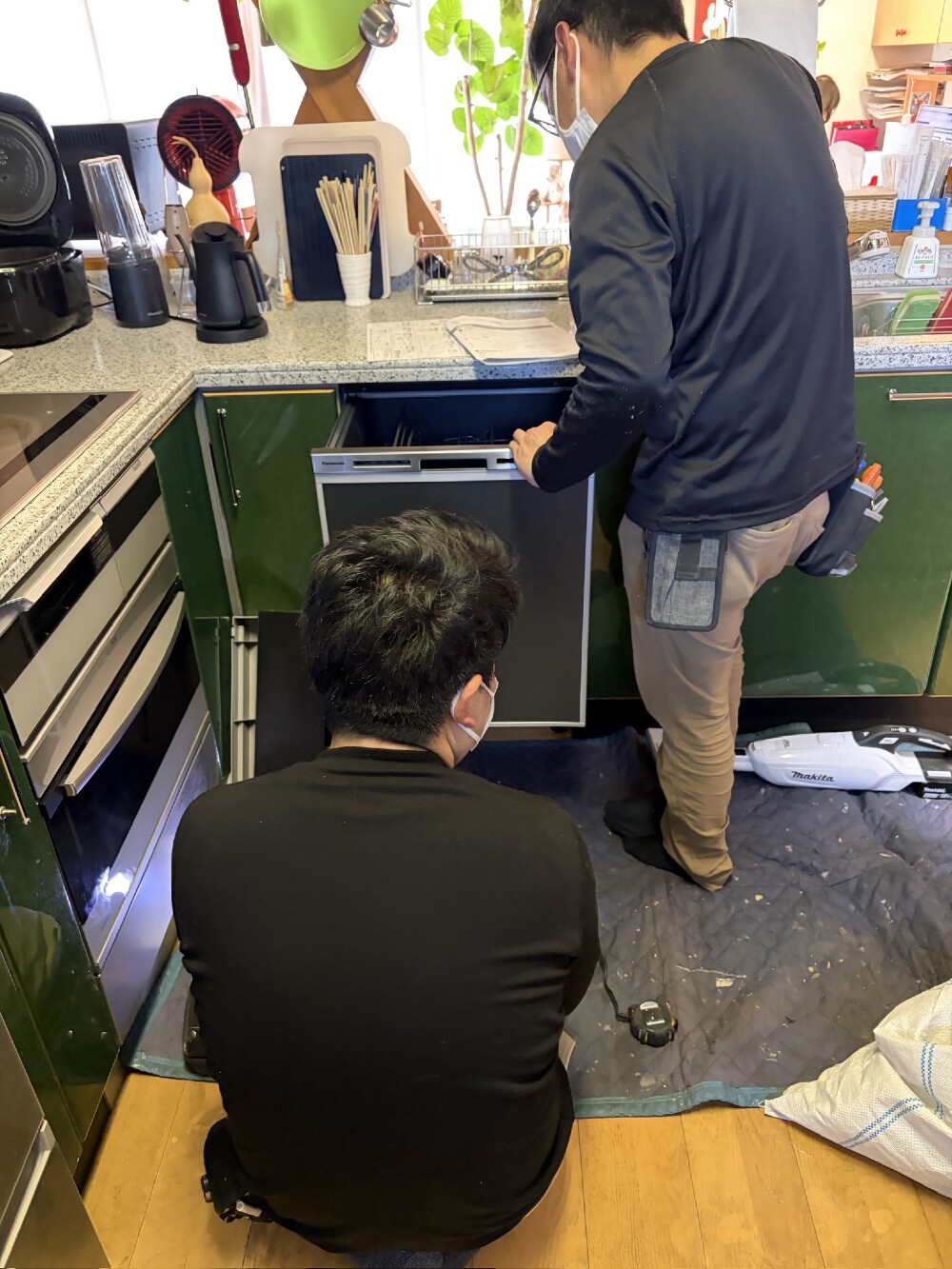 食洗器交換工事