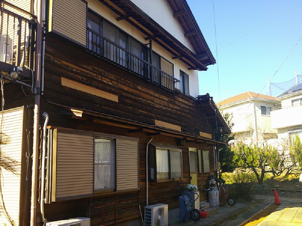 雨が降る前に外部ダメおわらせました（西川）