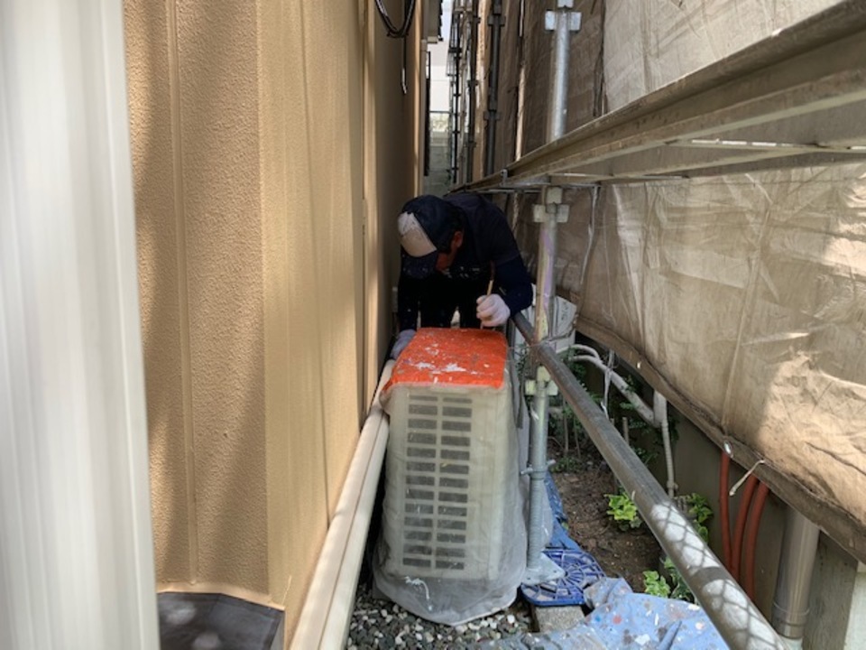 細かい所もキッチリ仕上げる川脇塗装さんです（蟹江・I様邸）