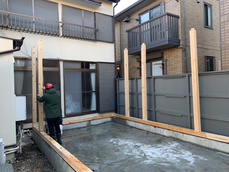 建て込み完了。