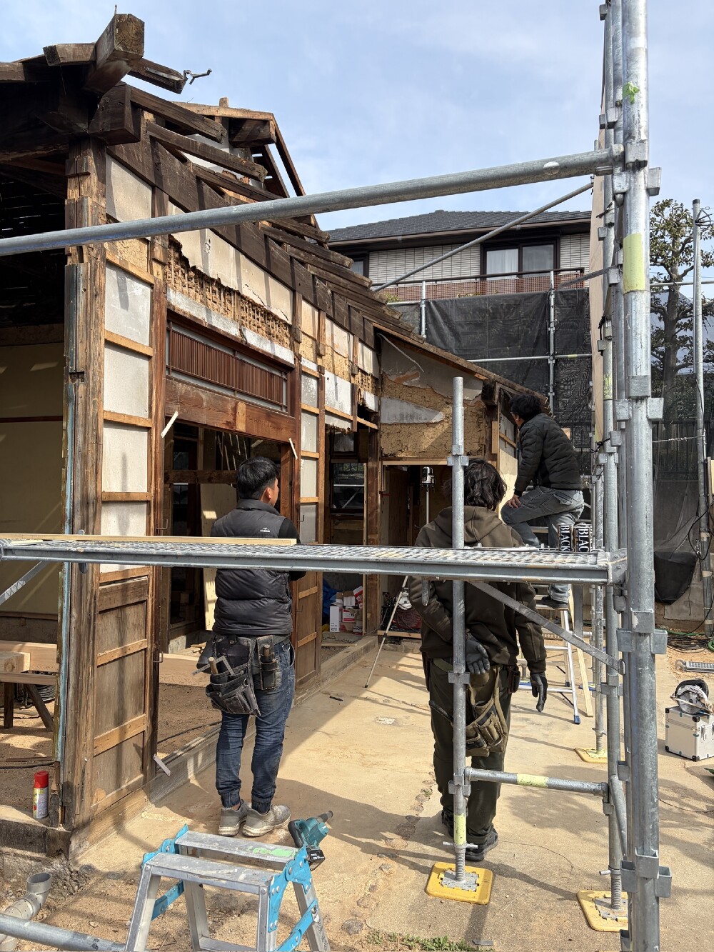 玄関まわりの納まり打合せ