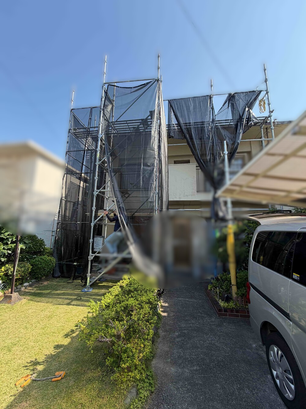 屋上水洗い