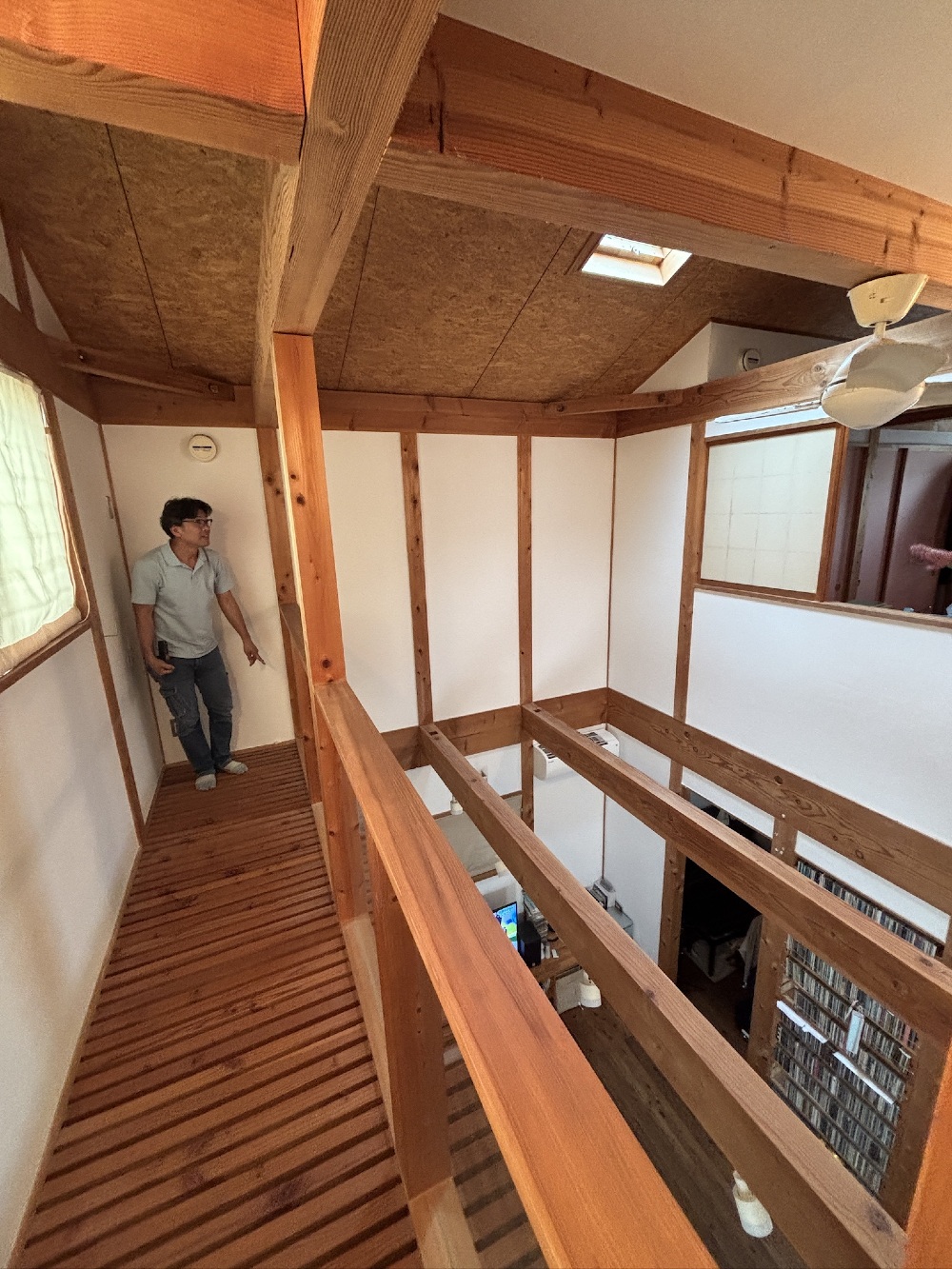 18年前建てさせていただいたS様邸 吹抜を潰して、一部屋造る打合せをしてきました