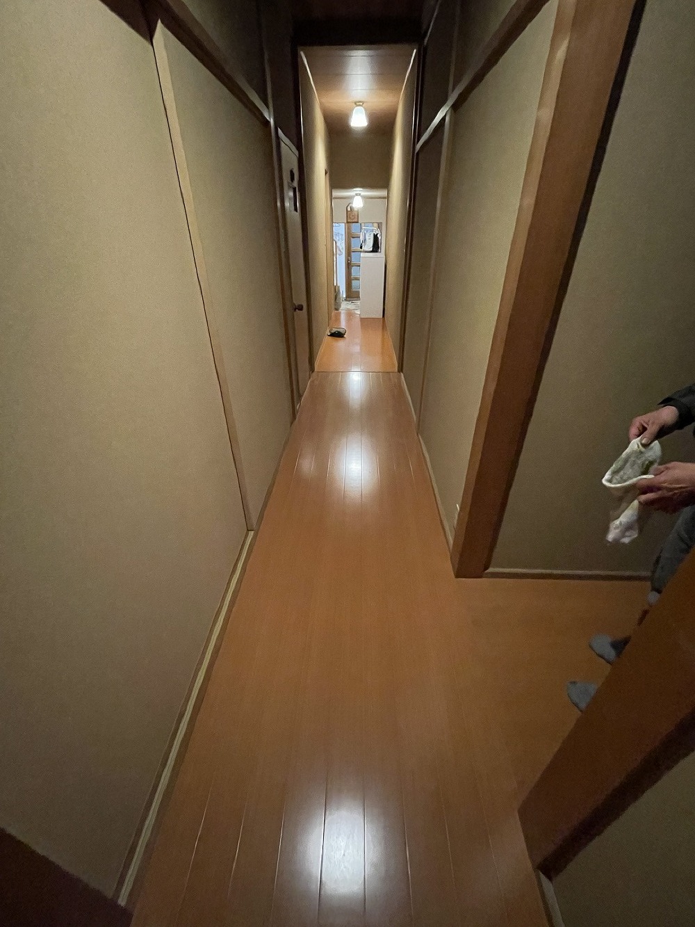 （緑区・春江院様）4メートルの縁甲板で作業が大変でしたが、 綺麗に納まりました（白井）