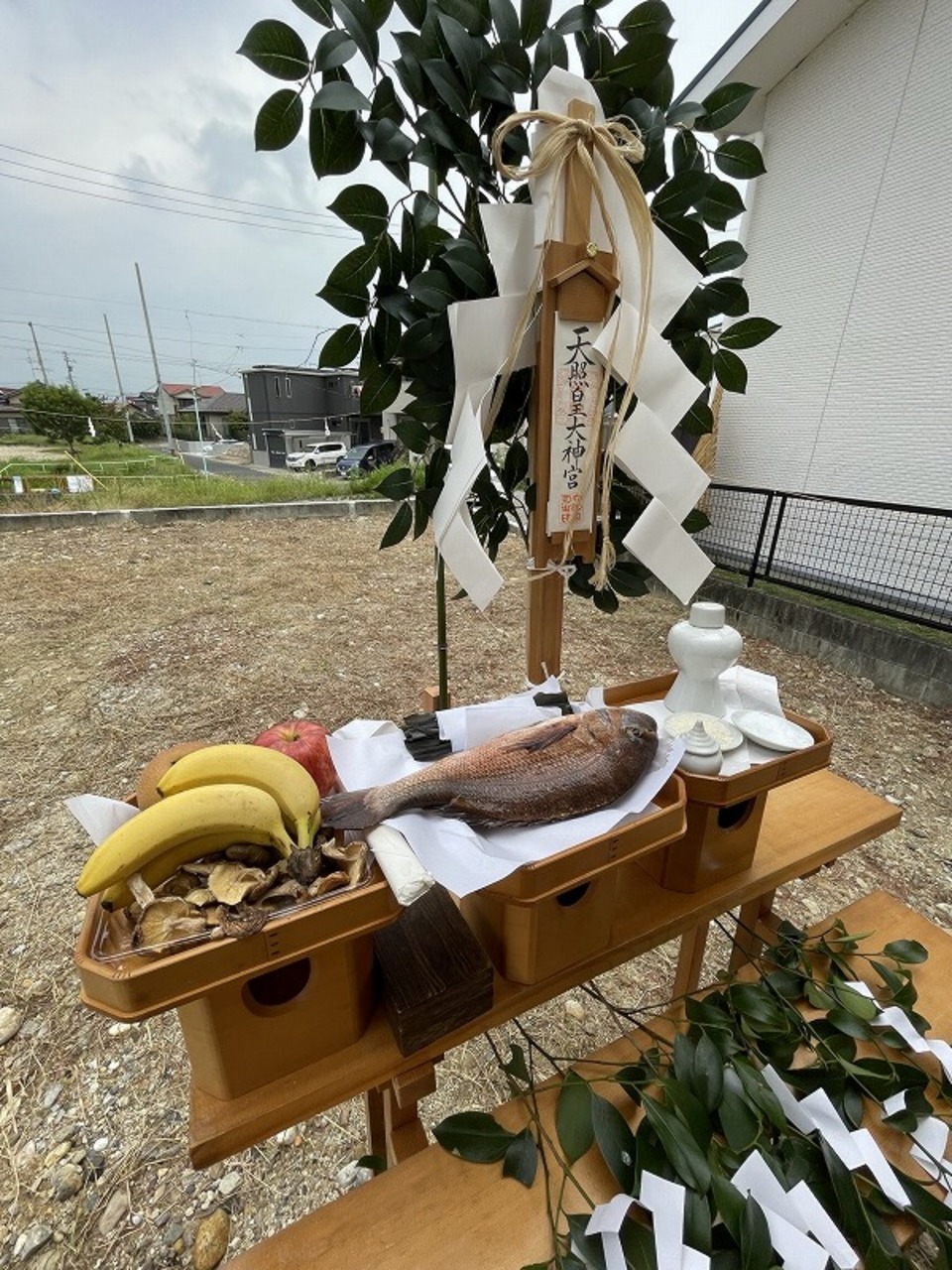 地鎮祭が、執り行われました。T様邸  いよいよ着工です（白井）