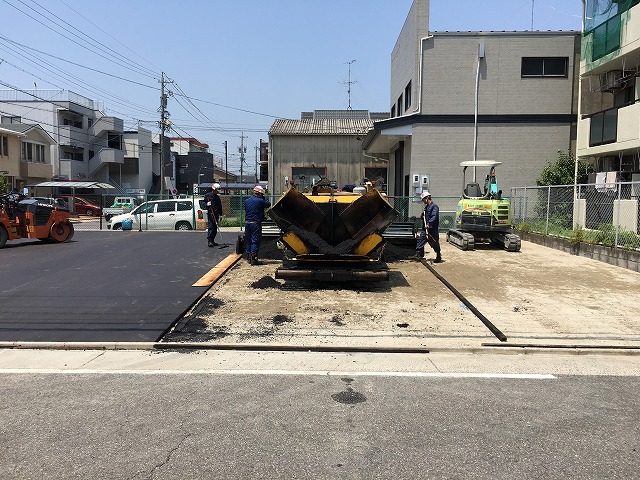 【リフォーム】駐車場のアスファルト舗装・パーキング