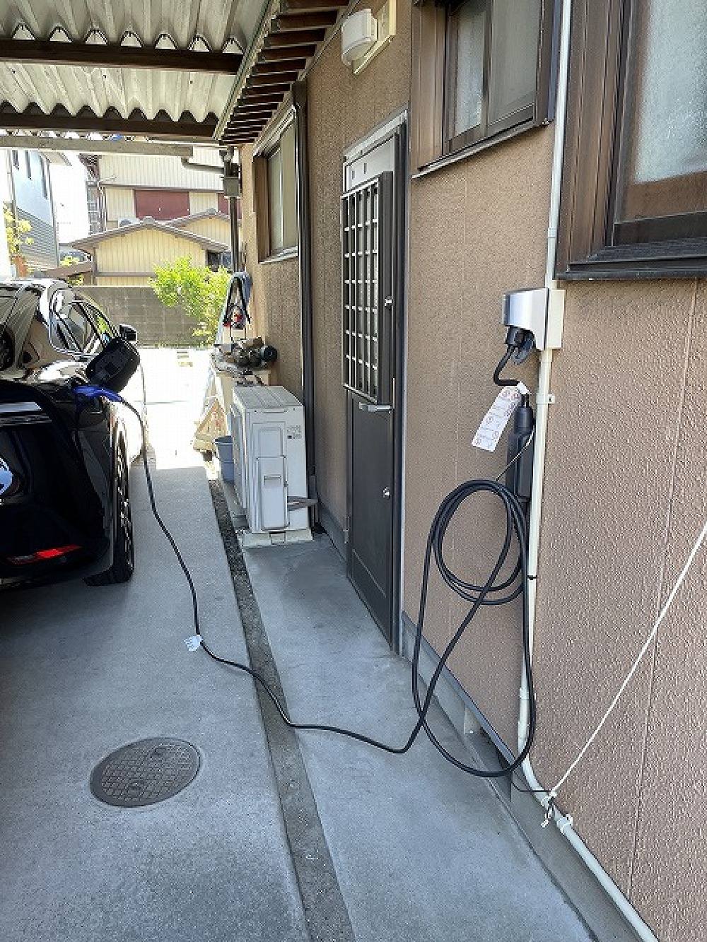 （天白区・A様邸）PHEV充電用コンセント設置工事をご依頼いただきました。