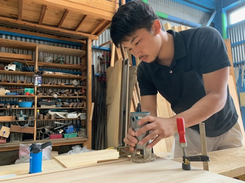家具作成風景