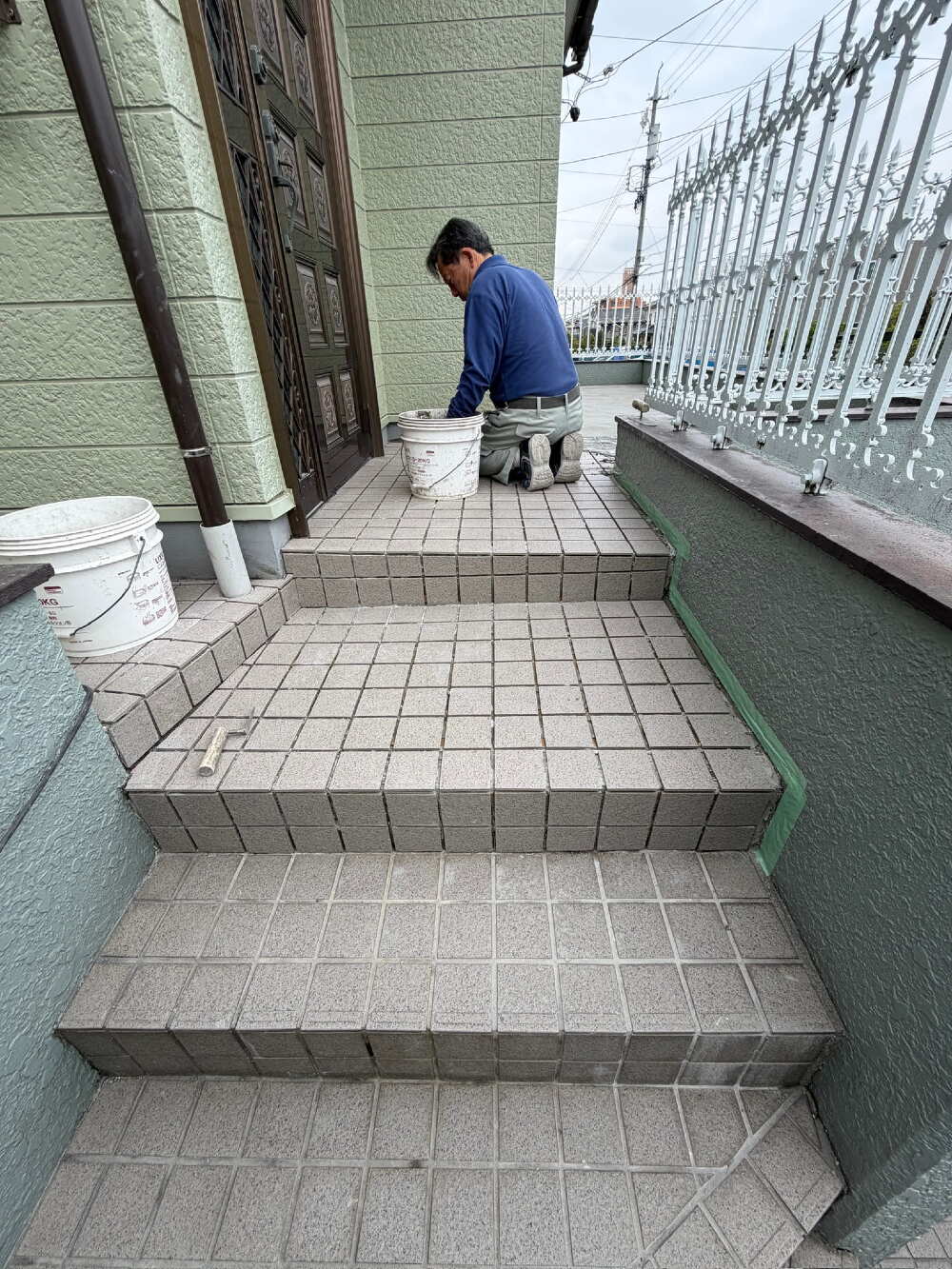 タイル貼替工事