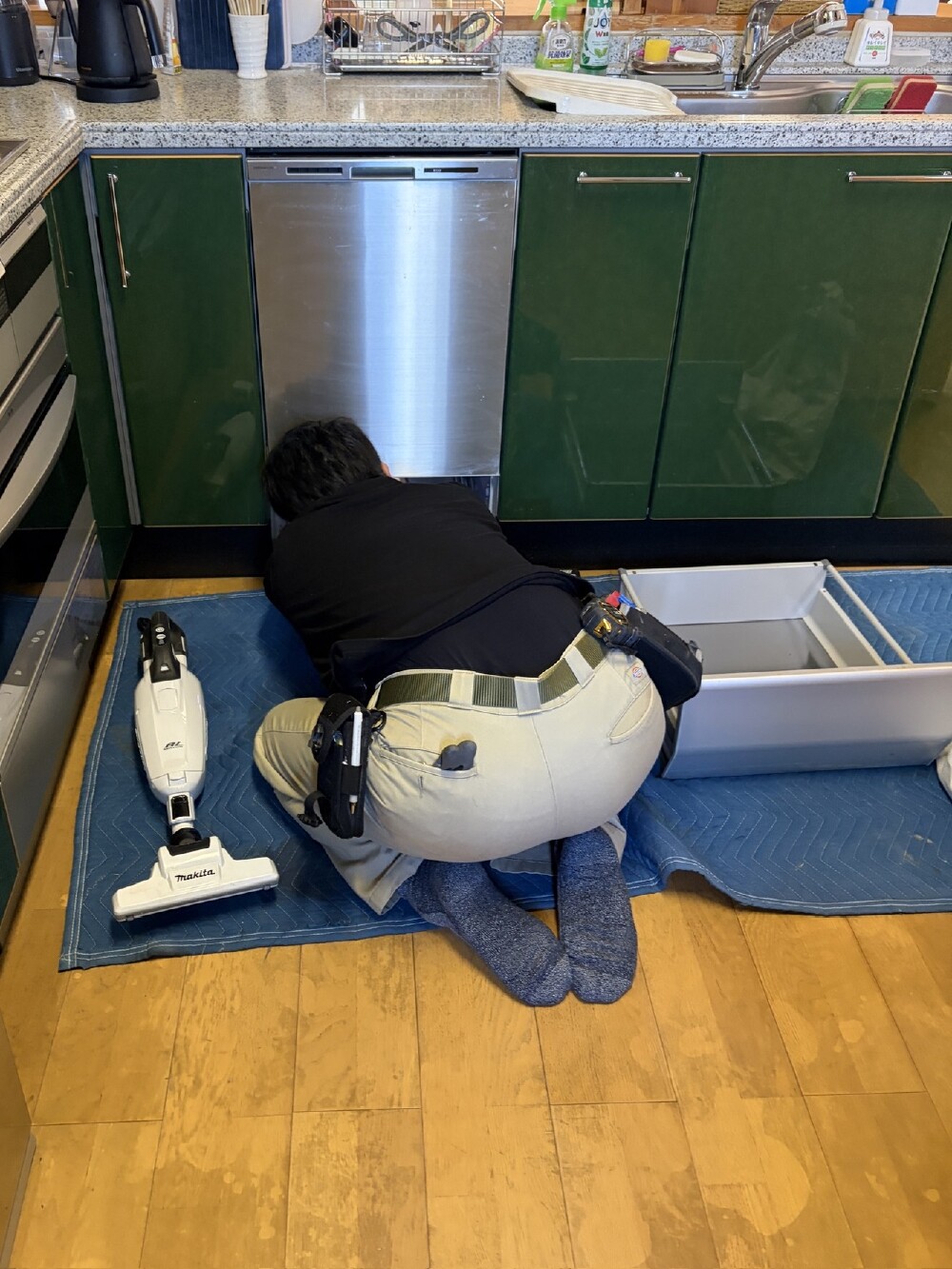 食洗器交換工事