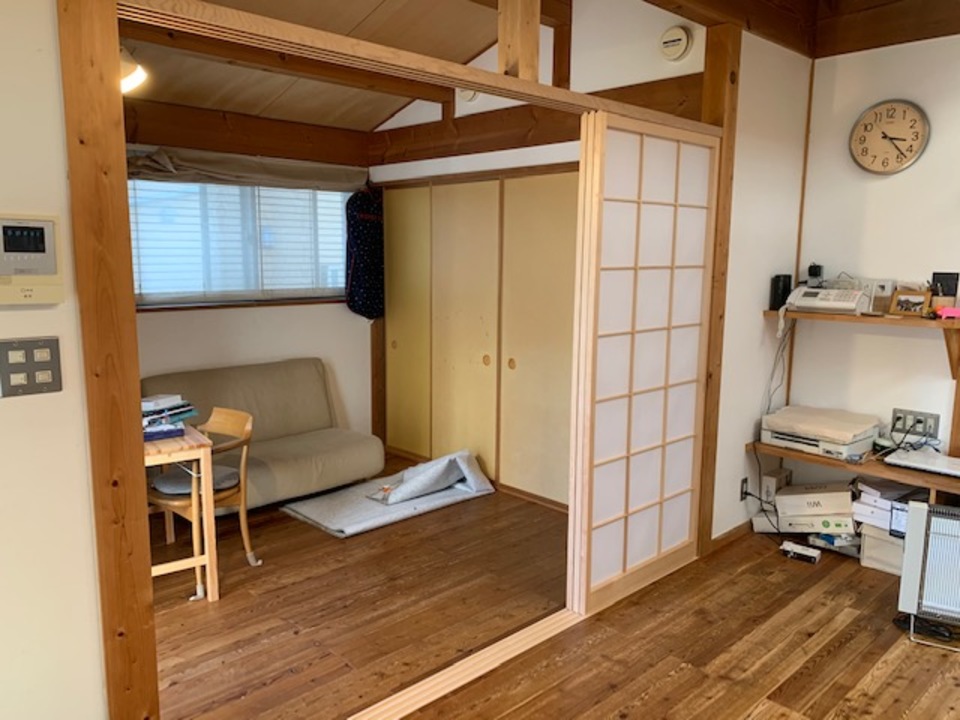 OB様宅その後の工事・障子も入り、いい空間になりました。