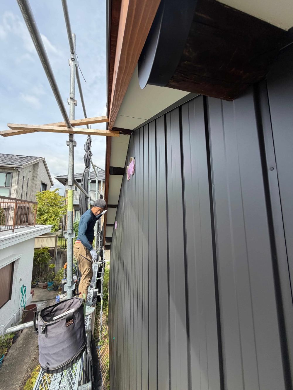 外壁板金施工