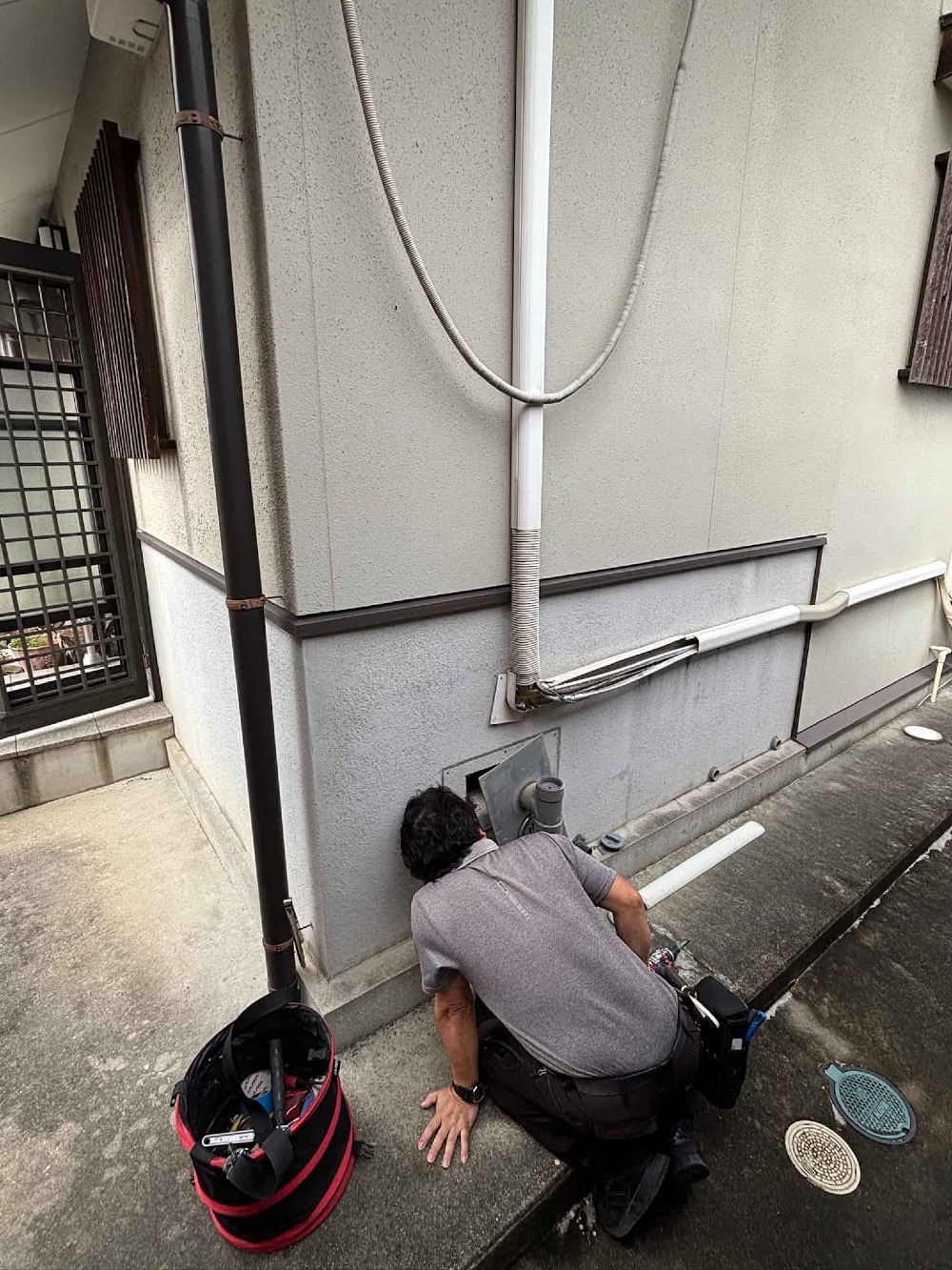 ガス追焚き配管