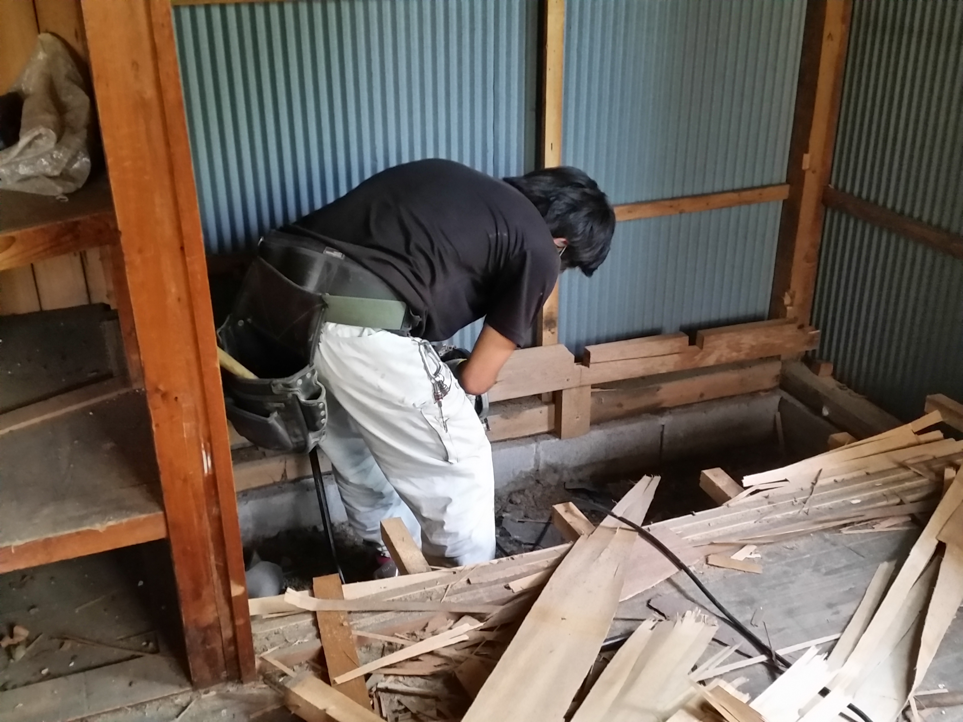 中川です、荒木解体ここにも登場！