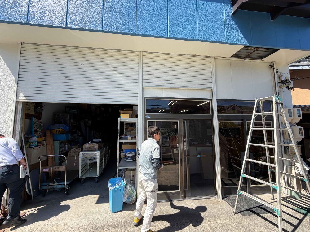 シャッターの交換工事