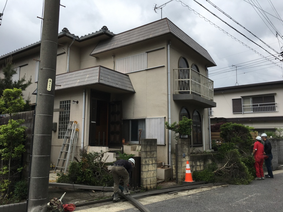 今日から着工です、よろしくお願いします！