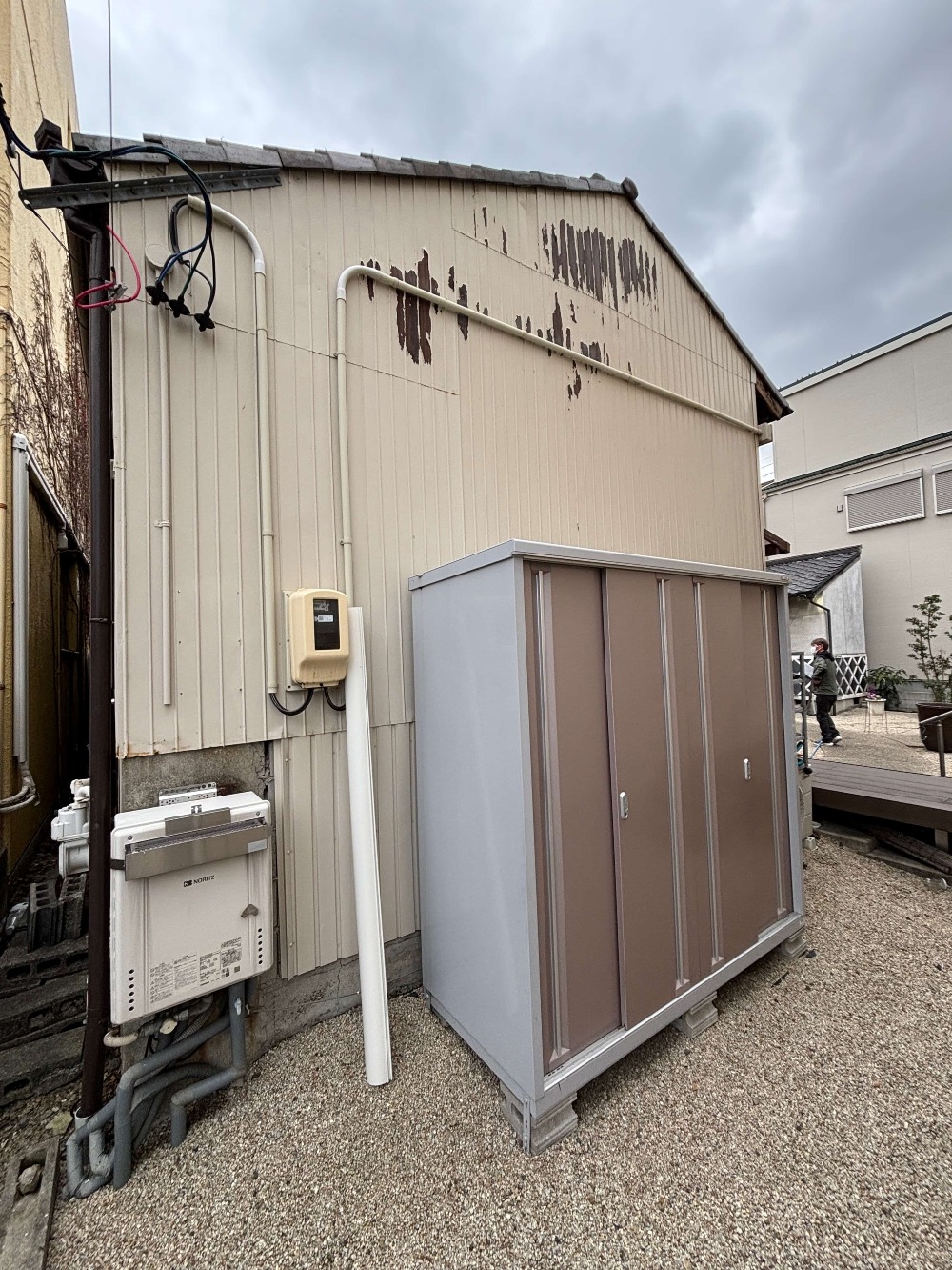 外壁トタン張替え