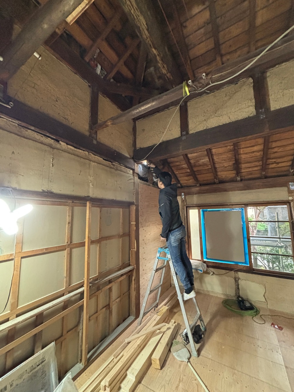 上部構造体の金物補強