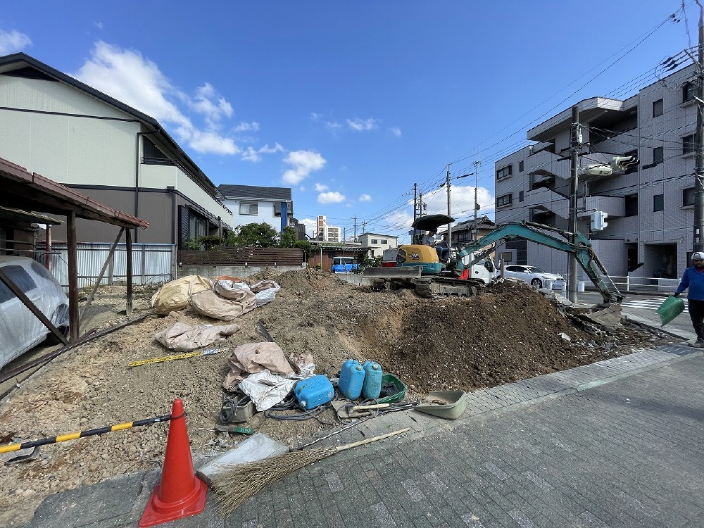 ブロック塀の撤去
