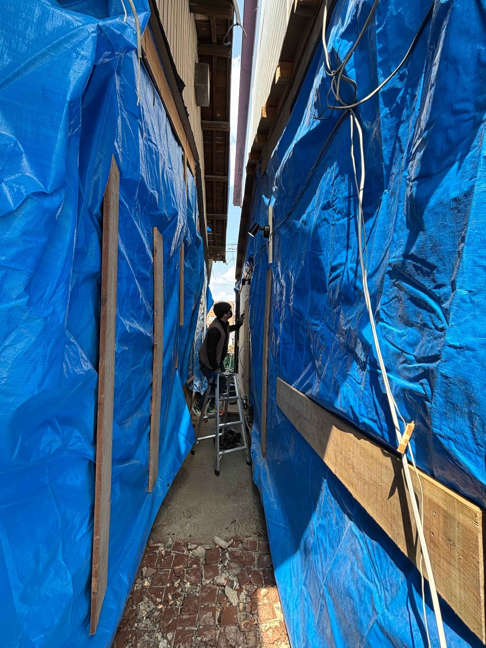家屋切り離し工事