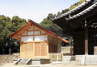 【注文住宅】『野並八剣社・神社の神楽殿を建てました』