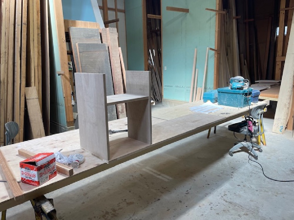 壁面収納家具製作