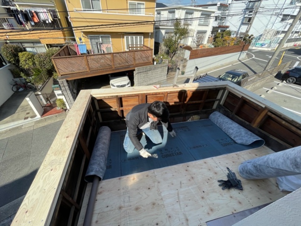 T様邸・屋根改修現場です