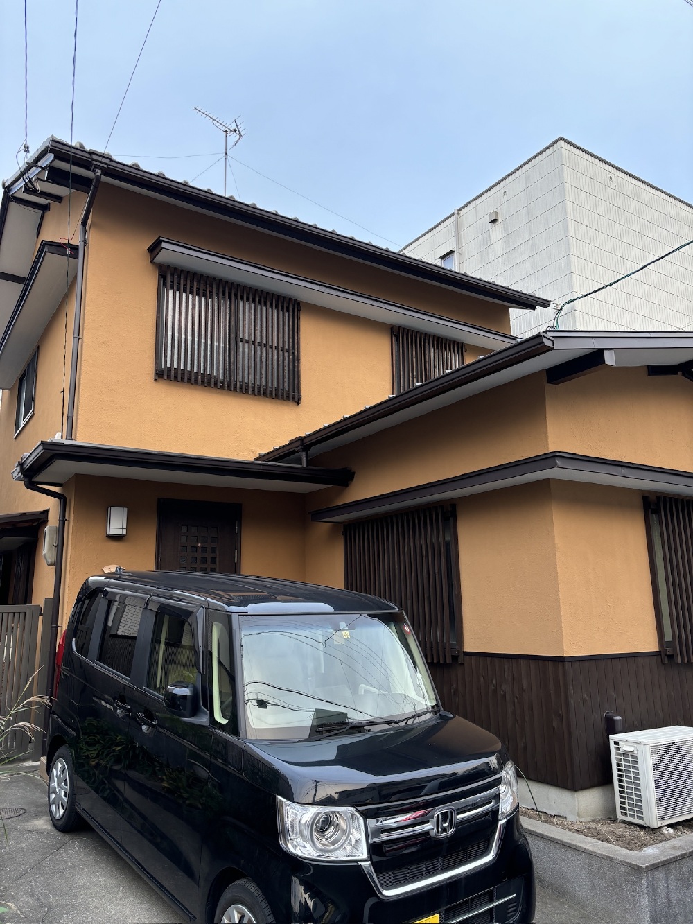 外装工事、綺麗に仕上がりました