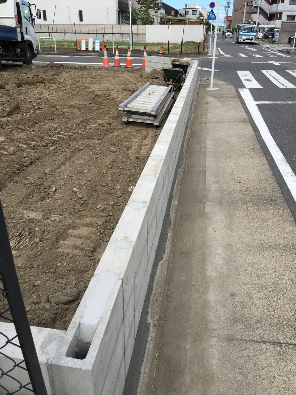 ブロックも綺麗に積まれています！