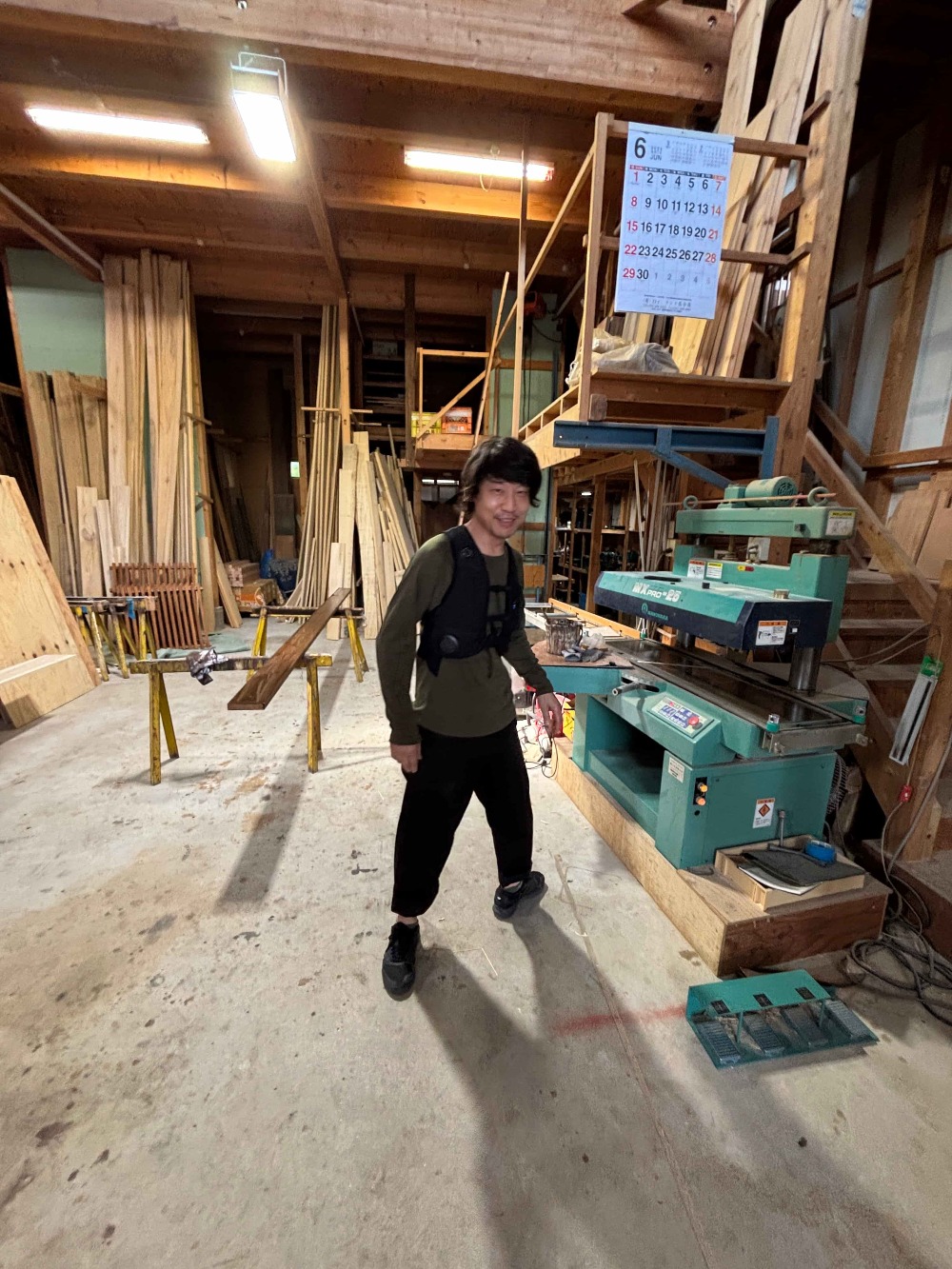 酷暑対策で今年は冷暖房服が支給されました