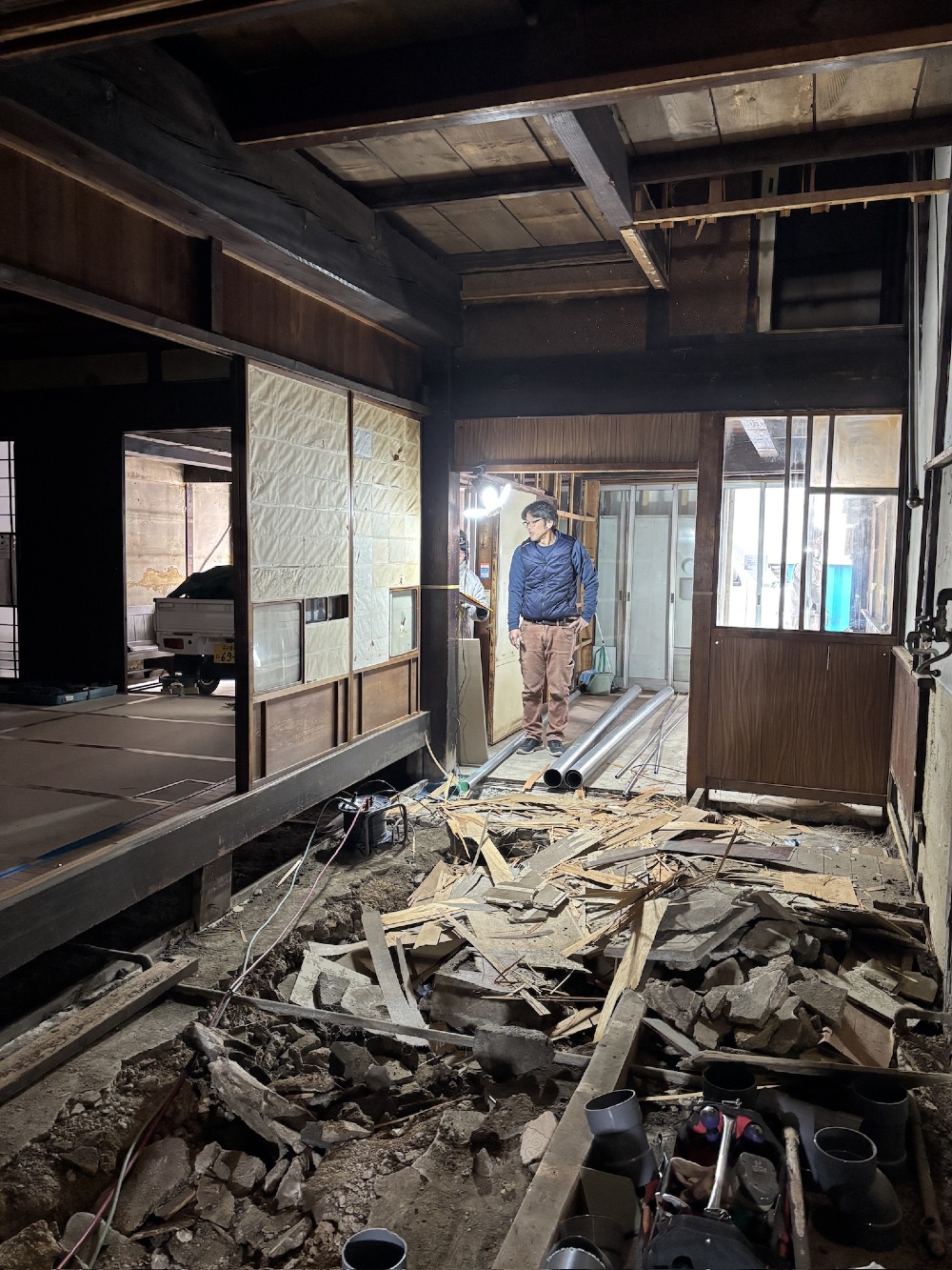 下水管取り替え