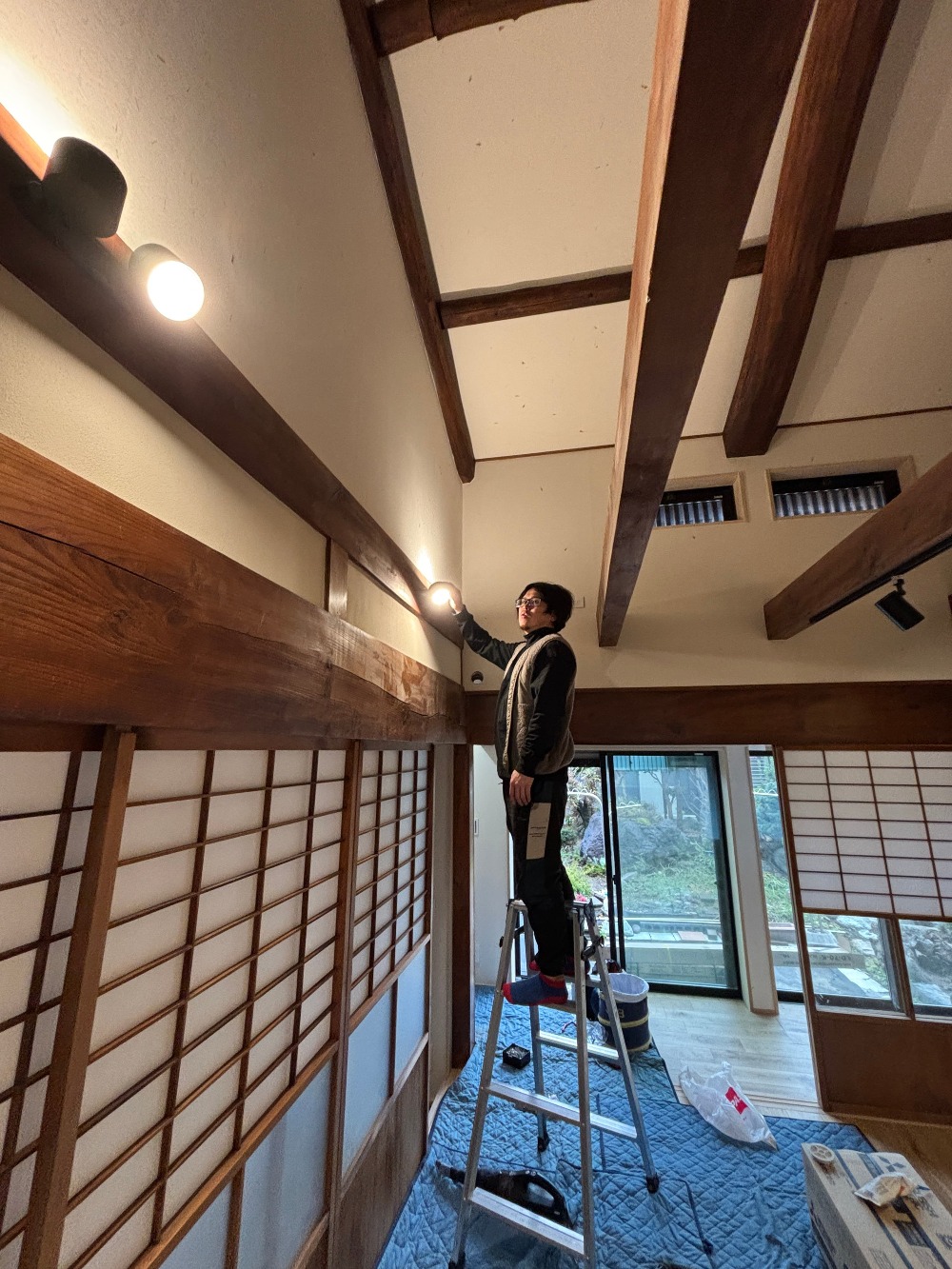 照明器具の最終調整