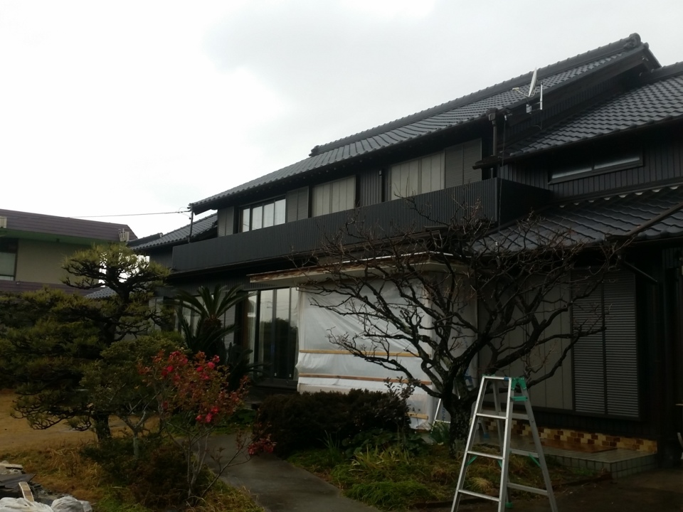足場の無い、すっきりした朝です。