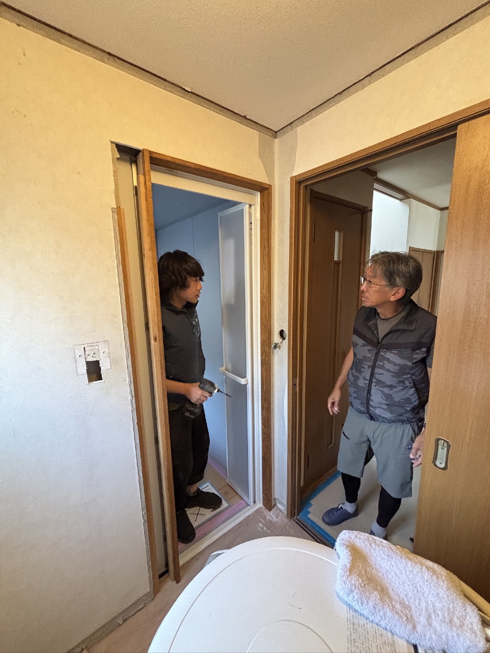 まずは朝のご挨拶から