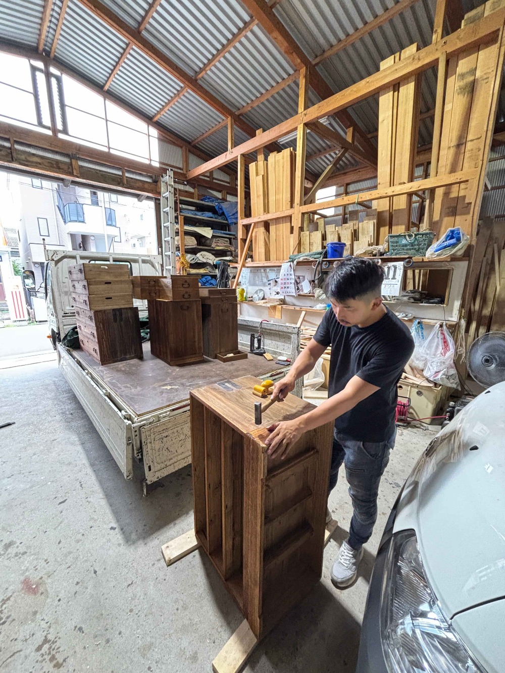 桐たんすの修理