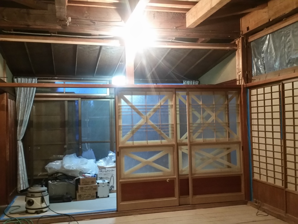解体完了しました。