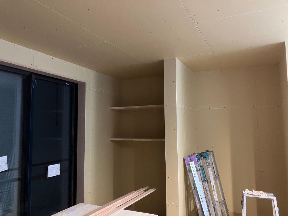  ボード貼り完了