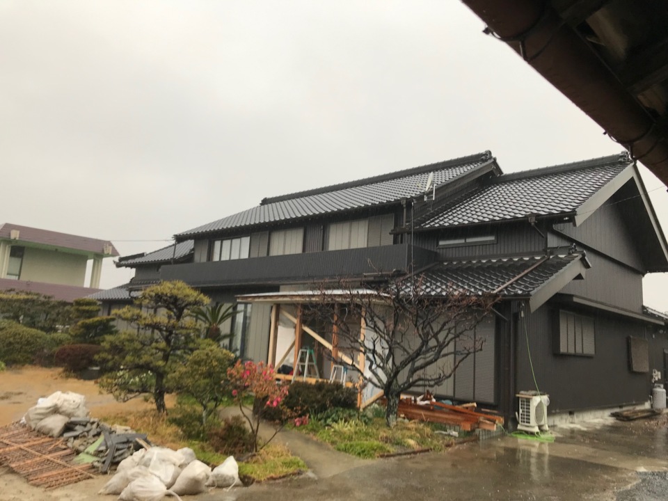 無事に足場がとれました。
