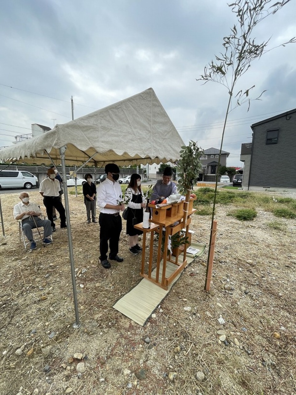 地鎮祭が、執り行われました。T様邸  いよいよ着工です（白井）