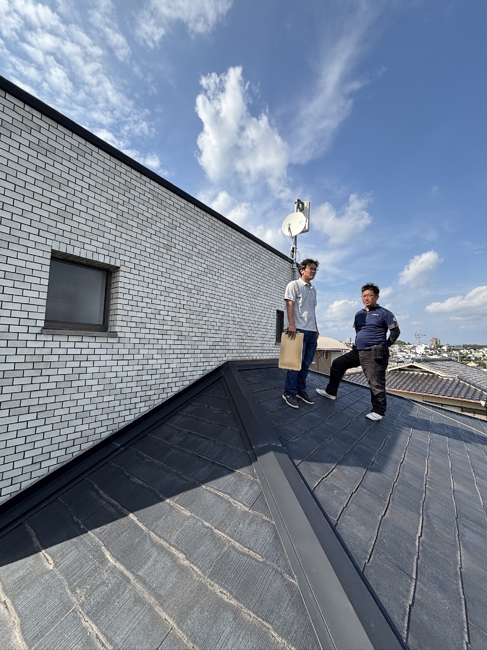 屋根と外壁の調査