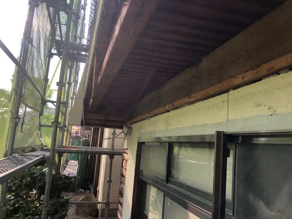  下地の腐食がひどかったため解体しました（東区・ルーテル教会様）