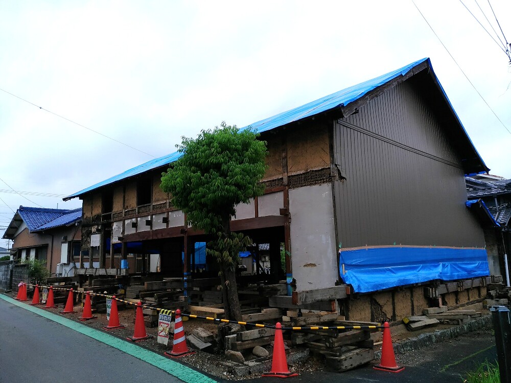 揚げ方工事を行っています