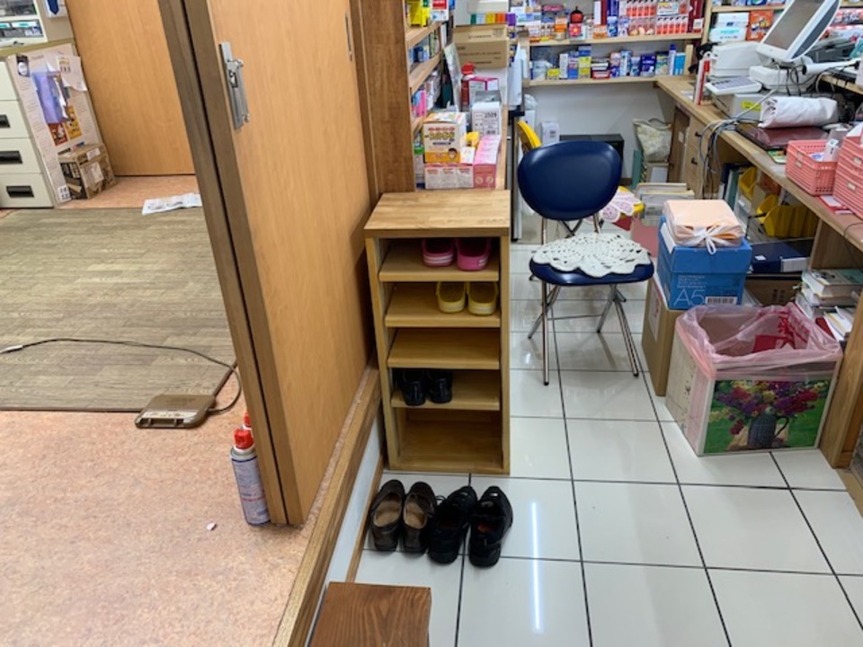 靴箱も。