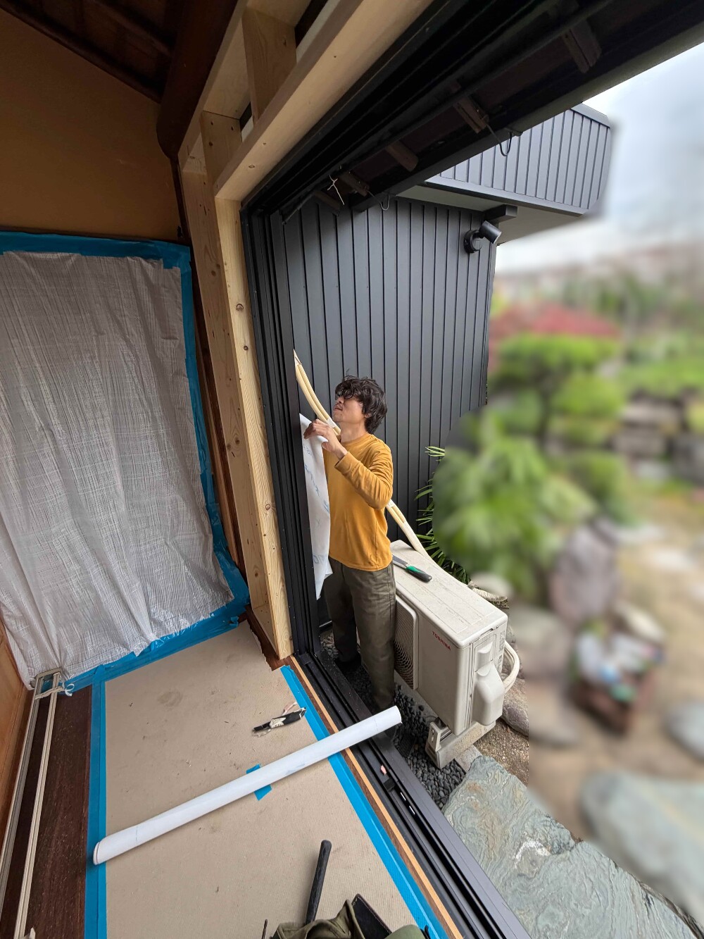電動シャッターへの交換工事