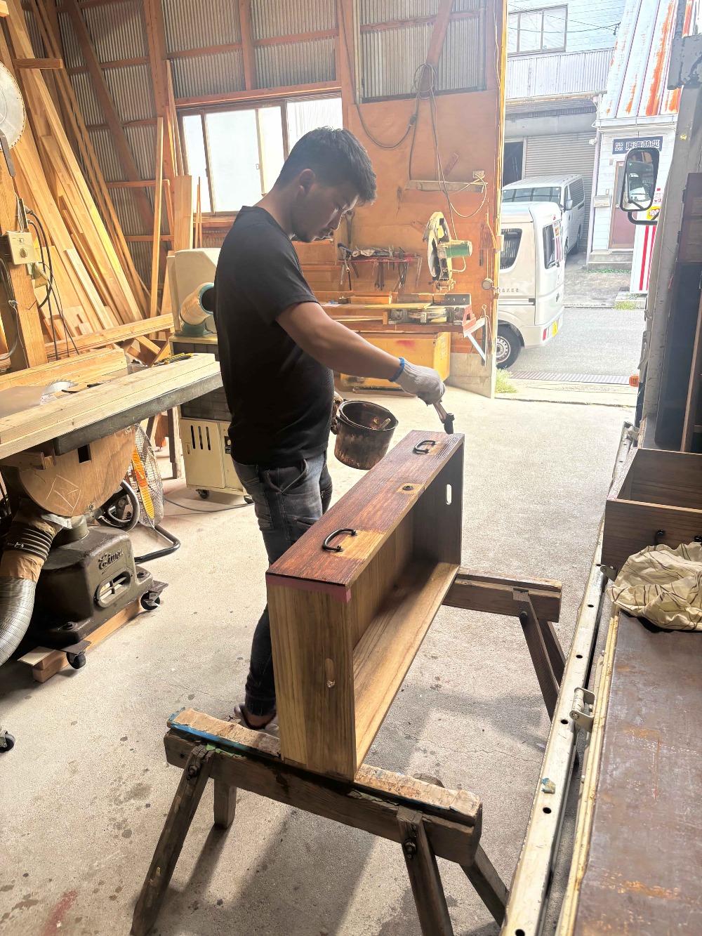 柿渋コート塗装