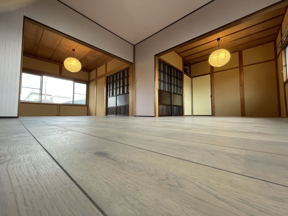 照明器具、建具も取付きリノベーション完了しました（白井）