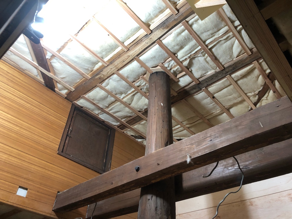 牧師室天井下地完了です（山本）
