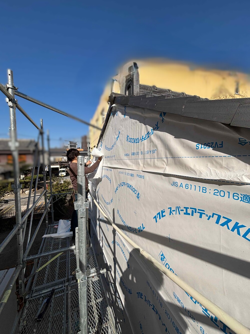 外壁トタン張替え