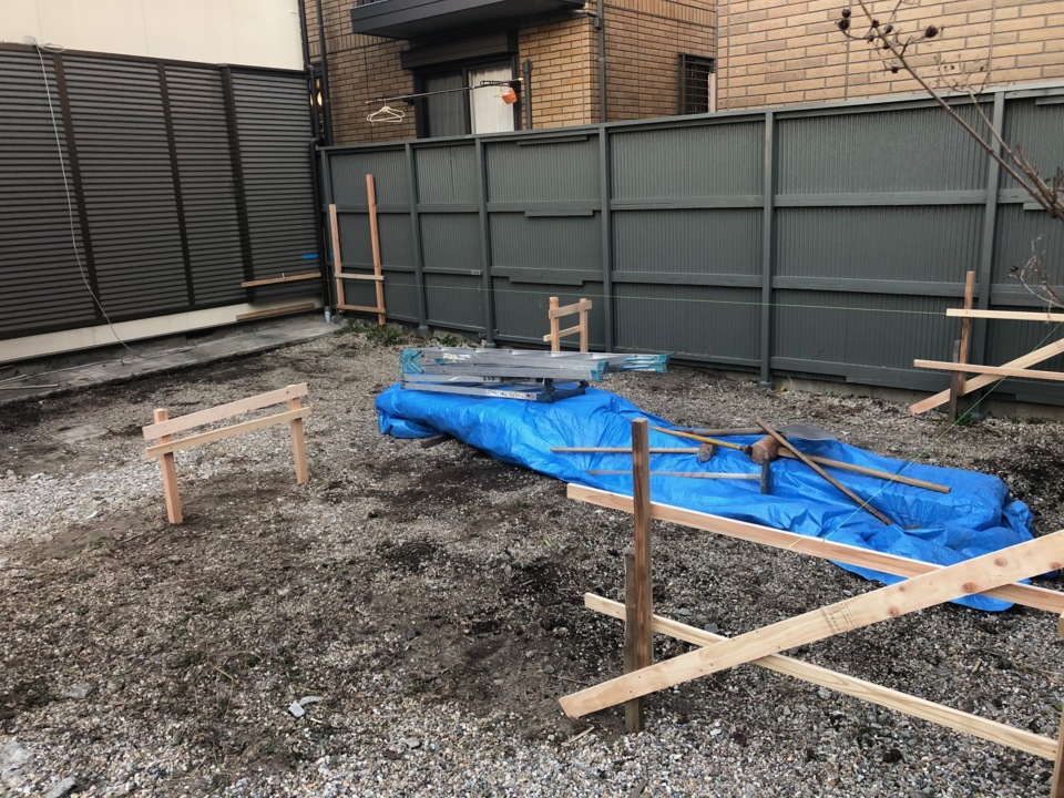明日から型枠です