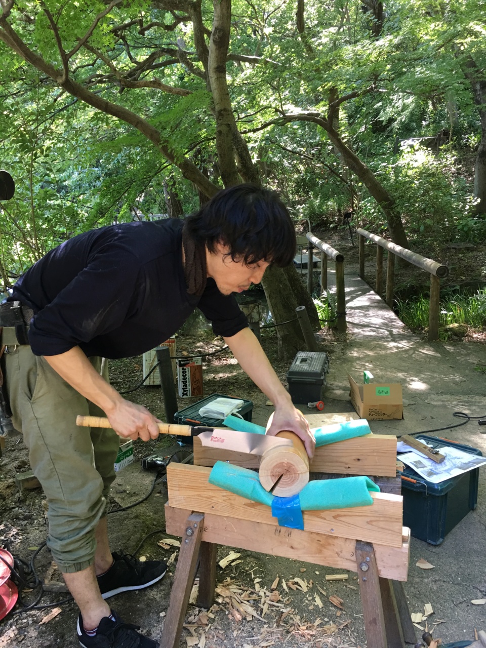 丸ものを加工する、寺やん！